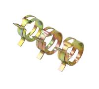 10~50 pezzi/lotto 65MN acciaio al manganese diametro interno 5 mm - 25 mm fascetta stringitubo a molla zincata fibbia in acciaio elastico cerchio for tubo acqua(ID 15mm x 20pcs)