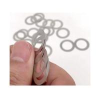 10/50 pezzi M2 M3/M4 M5 M6 M8 M9 M10 M12 M13/M14 M15 M16 M40 Ss 304 rondella piatta ultra sottile spessore ultrasottile 0.1/0.2/0.3/0.5 mm/0.2 mm di spessore/10 M12*18(0.2mm Thick,10Pcs M12*16)