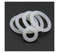 10/50 pezzi O-ring in gomma siliconica 3,5 mm OD 10 mm a 150 mm Guarnizione in gomma bianca for isolamento e impermeabilizzazione(50Pcs,OD 145MM ID 138MM_CS 3.5MM)