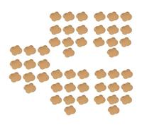 10/50 Pz 4x6 pollici Marrone Marrone Stringa carta Busta da lavoro Fermi Chiusura Design Cuore Chiusura Buste cartone Set Porta file Cartella del sacchetto