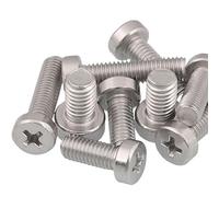 10/50 pz M2.5 M3 M4 M5 304 A2-70 In Acciaio Inox GB822 Viti a Testa Formaggio con Incasso a Croce Tappo Corto bullone L = 3mm-25mm(M4x10mm 50pcs)