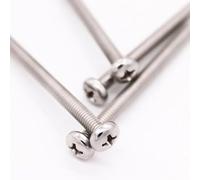 10/50 Pz M2 .5 M3 M4 M5 M6 304 A2 In Acciaio Inox DIN967 Croce Pan Rotonda Truss Rondella Imbottita Collare Testa Bullone Vite(3mm,M2.5 50pcs)
