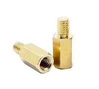 10/50 pz Maschio A Femmina Ottone Spacer M2 M2.5 M3 M4 M5 M6 Lungo Esagonale Ottone PCB Distanziali Distanziatori(7mm,M2.5 MF 50PCS)