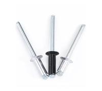 10-50 pz Nero A Testa Svasata Rivetto Cieco Pop Rivetti M2.4 M2.8 M3 M3.2 M3.6 M4 M5 M6.4 Rivetto di Scarico In Acciaio Inox di alluminio(White,M3x10mm-50pcs)