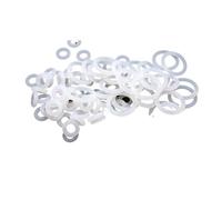 10/50 pz VMQ O Ring Guarnizione CS 2mm OD 5~100mm Rondella Impermeabile Gomma di Silicone Isolare Rotondo O forma di Tenuta Bianco for Uso Alimentare(10Pcs,OD 37mm ID 33mm)