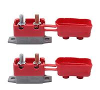 10-50A 12V Coperchio dell'interruttore Doppio fusibile della batteria Interruttore automatico di ripristino automatico for auto Barca 2 pezzi (Size : 40A)