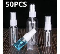 10/50PCS 10ml 20ml 30ml 50ml 100ml Bottiglia di plastica riutilizzabile Bottiglia di profumo Atomizzatore Bottiglia spray vuota Strumento da viaggio portatile