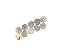 10/50PCS Arco di violino Fare Rana Intarsio Parigi Occhio Borsette Abalone Dots 8 MILLIMETRI 9 MILLIMETRI Raccordo di Riparazione FAI DA TE(Color:50PCS 6mm)