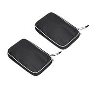 10,6" x 7" Ping Pong Racchetta Custodia,2pz Morbida Copertura Borsa,Nero