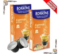 10 60 Capsule Borbone Nespresso Respresso Orzo Ginseng The Nocciola Cortado