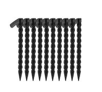 10/60 pezzi picchetti for tende da campeggio antivento ancoraggio spiaggia neve fango paletti spilli barriere erbacce forniture di fissaggio chiodi a terra in plastica(30PCS)