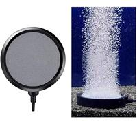 10.7cm Carborundum Round Bubble Disk, Acquario Bubble Disk, Diffusore d'Aria per Acquario Koi Pond Stagno Pompa Idroponica Decor, Serbatoio Acquario Laghetto
