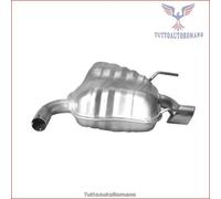 SILENZIATORE POSTERIORE PER ALFA 159 Sportwagon 2.4 JTDM Q4 SW _ KW 154 CV 210