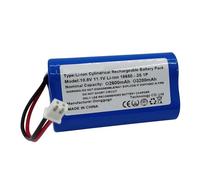 10.8V 11.1V 2600mAh 3200mAh Li-Ion Cylindrical Rechargeable Battery Pack 3S 1P,Compatible For Midea,Sweeper R1-L061D / E Backup(10.8V 11.1V 2600mAh)