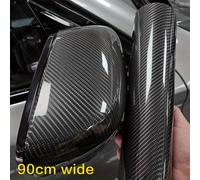 10-90 centimetri Pellicola In Fibra di Carbonio Carrozzeria Dell'involucro Del Vinile Opaco Lucido Nero Adesivo 3D 4D 5D 6D Auto Foil Copertura Decorazione Del Motociclo