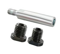 10 a M14 16 Filettatura Albero Convertitore Adattatore per Lucidatura Pad Supporto Lucidatore Punta Da Trapano Accessori Estesi Acciaio Angolato Grinder Converter