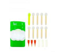 10 accessori da pesca Glow con testa oversize da 4,5 mm per la pesca notturna, effetto fluorescente a lunga durata