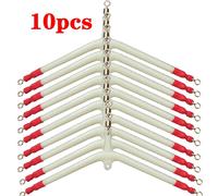 10 Accessori da pesca, un supporto a in materiale PE con separatore di filo che ha una resistenza alla trazione di 6Kg, dotato di in stile americano