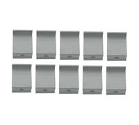 10 accessori di montaggio per pannelli solari, morsetti terminali in alluminio per progetti di installazione sul tetto (40 mm)