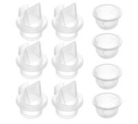 10 accessori per tiralatte, valvole a becco d'anatra in gomma siliconica liquida e parti di ricambio per tiralatte Zomee Z1/Z2, accessori per l'allattamento al seno per Motif Twist