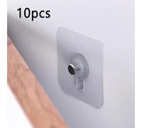 10 adesivi a vite da parete senza punzonatura, 10 viti per legno adatte per la casa, materiali di lunga durata, non adatti per pareti con perno (lunghezza vite 10 mm)