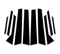 10 Adesivi Decorativi Per Montanti E Montanti Della Colonna Porta Finestrini Auto Colore Nero Lucido Per Ford Per Fiesta 2008-2015 CRRYUQWWM