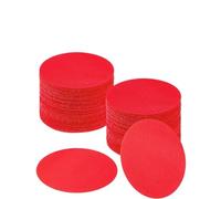10 adesivi for tappeti Magic Mark Classroom Its Sitting Carpet Spots pennarello colorato rotondo for la decorazione della stanza(10PCS 12CM Red)