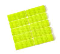 10 adesivi riflettenti ad alta intensità per carrozzine moto a prova d'acqua etichette di avvertimento notturno passeggini decalcomanie riflettenti