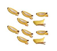 10 adorabili fermagli per capelli a banana accessori per capelli in resina per donne adolescenti ragazze copricapo divertente e alla per l ' uso quotidiano decorazione fantasiosa