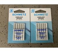 10 Aghi Overlock Forza 80-90 SCHMETZ Ago Per Macchine Cucire Overlock