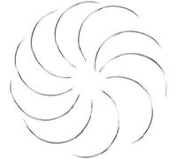 10 aghi per sutura veterinaria per ago chirurgico animale e strumento per cucire pelliccia, 1028 nozioni di cucito forniture aghi macchina