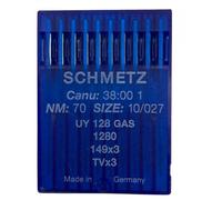 10 Aghi Schmetz Canu:38:00 1 NM:70 SIZE:10/027 UY 128 GAS 1280 149X3 TVX3 UY-128