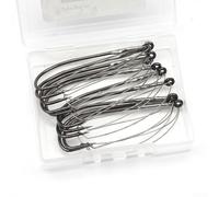 10 ami da pesca a vite senza erbacce singoli, design senza intoppi, per esche stravaganti e bassi, con ampio spazio (2/0)