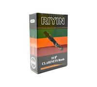 10 ance per clarinetto, forza 1,5, 2,0, 2,5, 3,5, taglio tradizionale a forma di U, per un suono liscio, vibrazioni stabili, spessore uniforme, facile da usare (A)