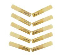 10 ance per sassofono 2/2,5/3 ance per sassofono contralto, clarinetto in Sib, con scatola di plastica, durezza 2,5, tradizionali ance per clarinetto principianti e suonatori (2,5)