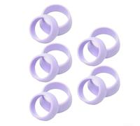 10 anelli protettivi in silicone per reggisella per bici, progettati per 25 4 mm e 27 2 mm di diametro, mantengono il reggisella dalla polvere (viola)