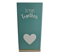 10 anni anniversario insieme piastrelle ornamento idea regalo