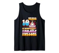 10 anni Axolotly Awesome Cute Axolotl 10° compleanno bambini Canotta