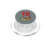 10 Anni Bambini Compleanno Guerriero Ragazzo Cavaliere Medievale PopSockets PopGrip per MagSafe