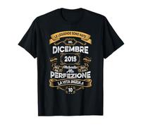 10 Anni Compleanno Dicembre 2015 Uomo Donna Dicembre 2015 Maglietta