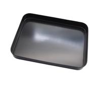 10 "Antiaderente Quadrato Tortiera Formaggio Biscotto Pane Pizza Teglia In Acciaio Al Carbonio Pane Muffa Della Torta Teglie Da Forno Forniture Da Cucina Per Pane Biscotti(Black)