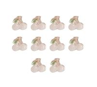 10 artigli per capelli a forma di ciliegia, graziosi accessori per lo styling dei capelli, per ragazze e donne, da indossare tutti i giorni e come regalo