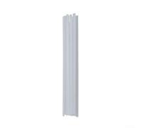 10 aste per saldatura in plastica ABS, 25 cm, colore bianco e nero, per riparazione paraurti auto, carenatura moto e alloggiamento batteria, resistenti agli acidi e agli alcali (bianco)