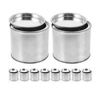 10 barattoli di vernice: contenitori vuoti per vernice con coperchi,