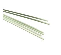 10 barre in fibra di vetro bianca ad alta resistenza - lunghezza 0,5 m, barre rotonde solide da 0,8 mm a 2 mm for lavorazioni meccaniche di precisione(0.8x500mm)