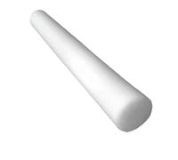 10 barre rotonde in copolimero acetalico, barra POM ad alta precisione for componenti dinamici diametro 8/10/12/35 mm(White,10x1000mm)