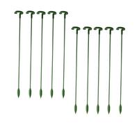 10 bastoncini di supporto per piante con clip per piante, bastoncini di supporto per piante da giardino, paletti per piante da interno, supporto per piante da giardino, per verdure in vaso, fagioli