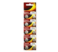 10 batterie a bottone AG13 LR44 A76 357 357A LR1154 SR1154 SR44 GP76 adatte per orologio telecomando giocattolo elettrico