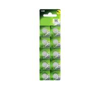 10 batterie a bottone AG13 LR44 A76 357 357A LR1154 SR1154 SR44 GP76 per telecomando auto