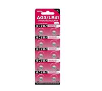 10 batterie a bottone AG3 1,55 V SR41 192 L736 384 SR41SW CX41 LR41 392 per lampade, orologi e fotocamere